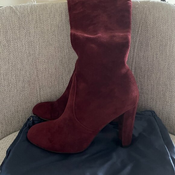 Kaitlyn Pan Size 6, Slim Fit Over The Knee High Heel Boots Brand, New With Dust - Picture 1 of 4